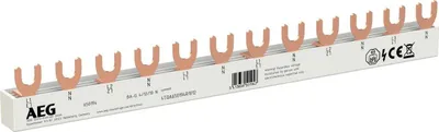 Immagine prodotto di AEG Sbarra a forcella 4P 10mm2 12 pin (4TQA750194R1012)