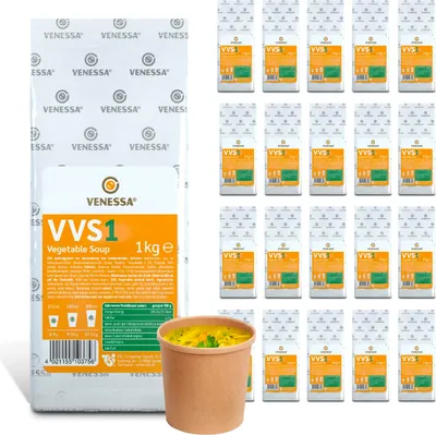 Produktbild von VENESSA Feine Gemüsesuppe Vegetable Soup VVS1  - 20 x 1kg - Vorteilspack