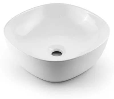 Produktbild von Paulas Bad Keramik Aufsatzwaschbecken Waschschale Sanitärkeramik weiß Vanessa
