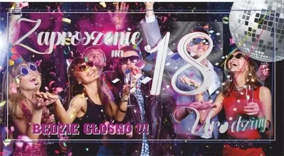 Produktbild von Einladungskarten zum 18. Geburtstag (10 Stück) - AbCard