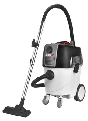 Image de Aspirateur d'atelier pour le travail avec la ponceuse à plâtre, DEDRA DED6607, 1600W, secoueur automatique, prise de courant intégrée max 2000W