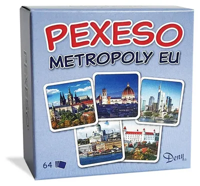 Produktbild von Pexeso Eu-Hauptstädte in einer Box