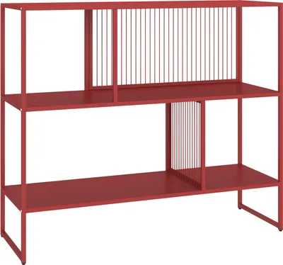 Image de Étagère en métal rouge carmin EMILIA