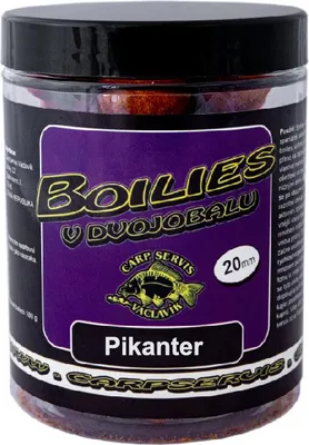 Obrázok produktu pre Carp Servis Václavík boilies v dvojobalu Pikanter 20mm 180g