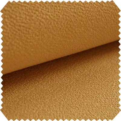 Produktbild von novely® MILANO Velours Stoff Möbelstoff Polsterstoff Lederoptik | Meterware | 1lfm - Farbe: 12 Ockergelb