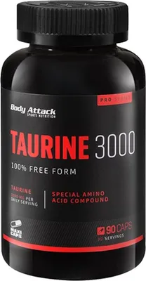 Produktbild von Body Attack Taurine 3000 - 90 Caps