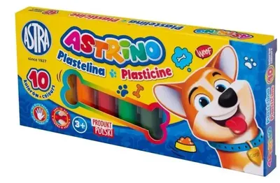 Obrázok produktu pre Plastelina Astrino Astra 10 farieb