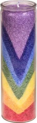 Produktbild von Stearinduftkerze Regenbogental -- 21x6.5 cm