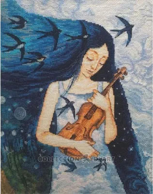 Immagine prodotto di Kit per ricamo "Melody" della RTO, dimensioni 24x30 cm
