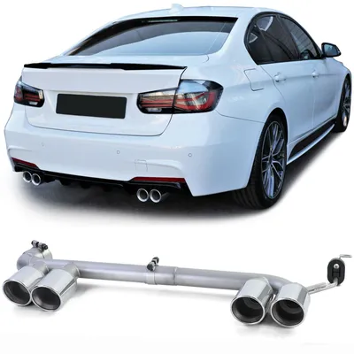 Produktbild von Auspuff Endrohre Duplex Look für BMW F30 F31 318 320 / F32 F33 F36 418 420
