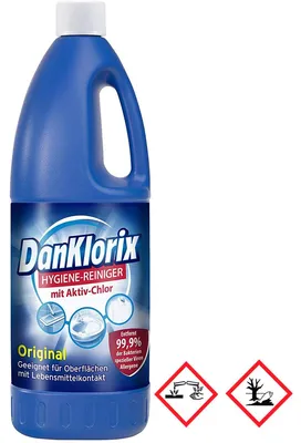 Zdjęcie produktu dla Dan Klorix Hygiene Cleaner Powerful Original z aktywnym chlorem 1500ml