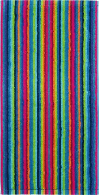 Produktbild von Cawö Handtuch Lifestyle Streifen" bunt 50x100 cm"
