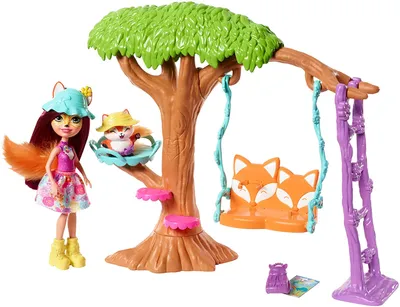 Image de Enchantimals Felicity Fox Poupée Aventure dans la cour de récréation