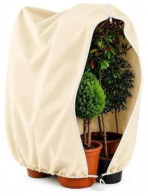 Zdjęcie produktu dla Osłona roślin zimowa włóknina 200X240 cm z zamkiem błyskawicznym
