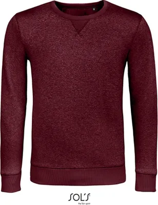 Produktbild von SOLs 02990 | Herren Sully Sweatshirt - Farbe: Heather Oxblood - Größe: M