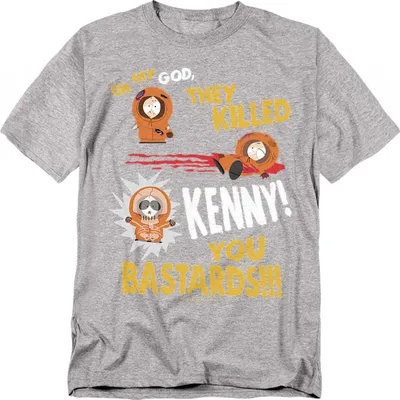 Image de South Park - T-shirt "Dead Kenny" pour homme/femme Unie TV20762 (5XL) (Heather sportif)