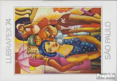 Produktbild von Briefmarken Brasilien 1974 Mi Block36 (kompl.Ausg.) postfrisch Briefmarkenausstellung