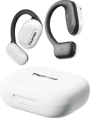 Produktbild von Open Ear Bluetooth 5.3 Kopfhörer, Ohrhörer mit dynamischen 16,2mm Audiotreibern, ENC, immersiver Stereoklang, 4 Mikrofone, 45 Stunden Spielzeit