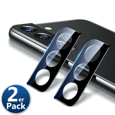 Produktbild von Samsung Galaxy S22 / S22 Plus Kamera Schutzfolie Kameraschutz Kamerafolie Panzerglas - 2 Stück