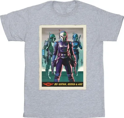 Produktbild von Star Wars - "The Mandalorian" T-Shirt für Herren BI47287 (L) (Grau)