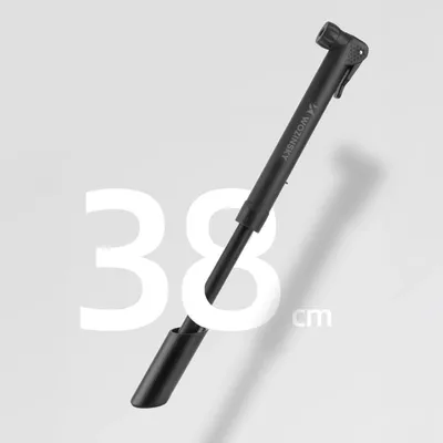 Produktbild von Wozinsky 5907769380808, Handluftpumpe, Kugellager, Fahrrad, Schwarz, I-Typ-Griff, 5,5 bar, Presta, Schrader