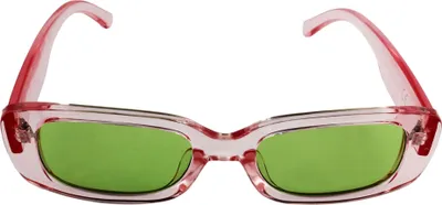 Produktbild von Schmale Sonnenbrille - Highlight 60er - Vintage - grün - rosa
