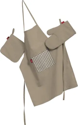 Produktbild von Küchenset: Schürze, Handschuh, Topflappen