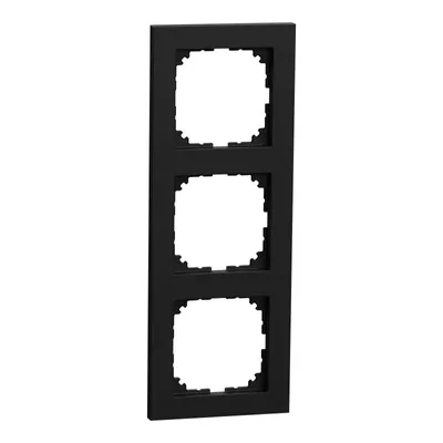 Immagine prodotto di Merten MEG4030-3603 Cornice di copertura a 3 ingressi M-Pure nero/opaco