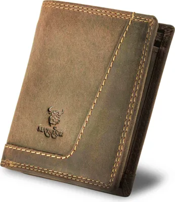 Produktbild von MATADOR LUGO Leder Herren Geldbörse Portemonnaie RFID Hunter Braun