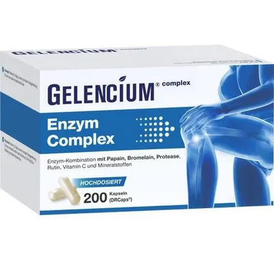 Zdjęcie produktu dla Gelencium Enzyme Complex wysoka dawka z bromelainą kaps. 200 szt
