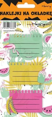 Image de Autocollants pour cahiers - Été (12pcs)