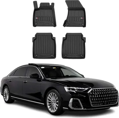 Zdjęcie produktu dla 2017-2025 Dywaniki podłogowe Audi A8L D5 TPE czarne 4 szt