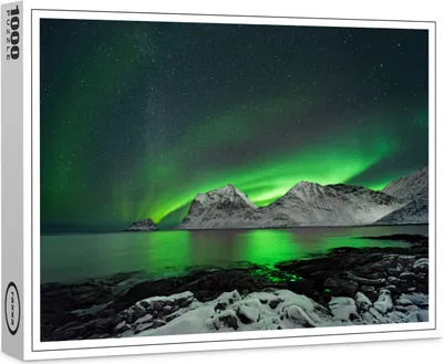 Image de puzzle raxxa Premium "Aurore boréale", 1000 pièces
