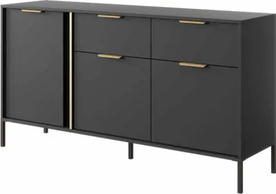 Produktbild von Kommode Lars 153 3D2S anthrazit