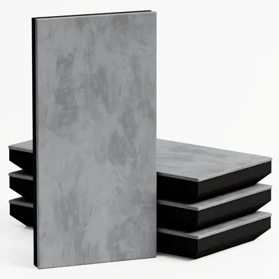 Imagen del producto de Juego de 10 paneles acústicos de terciopelo CINEMATIC-mini, 50x25x5 cm, gris
