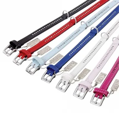 Produktbild von Karlie VINTAGE Strass Halsband Rot - 24 cm