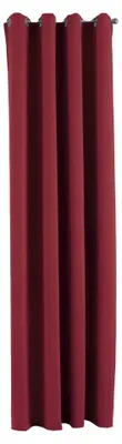 Verdunklungsvorhang bordeaux 245x140 cm, 1 Stück, Polyester
