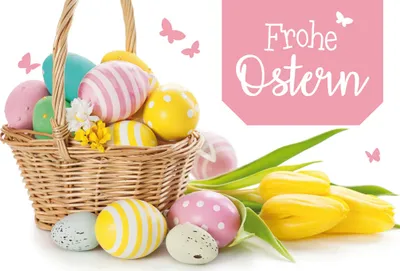 Produktbild von Ostern - Glückwunschkarte im Format 11,5 x 17 cm mit Briefumschlag