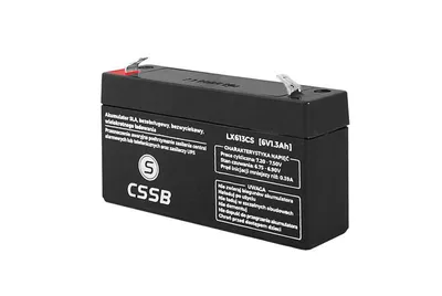 Obrázok produktu pre Akumulátor gelový 6V/1,3Ah RT613 (95x22x50mm)