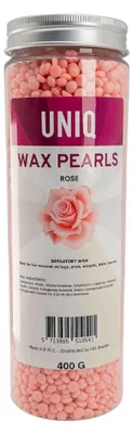 Image de Perles de cire UNIQ Rose 400 g - Perles de cire dure pour l'épilation sans bandes de cire