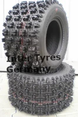 Produktbild von 2x 20x11-9 Reifen 4PR P357 HAKUBA Quadreifen Geländereifen für Quad 20x11.00-9