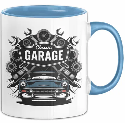 Produktbild von Kfz Mechaniker Tasse Geschenk Lustige Geschenkidee Spruch Für Auto Reparatur Profis (Blau)