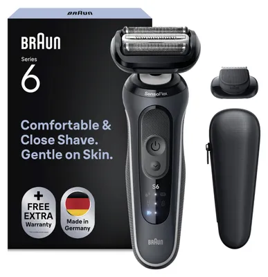 Produktbild von Braun Rasierer Herren Elektrisch Series 6, 62-G1200si, Grau