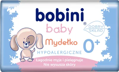 Obrázek produktu pro Bobini Baby, Hipoalergiczne mydełko dla dzieci w kostce, 90 g