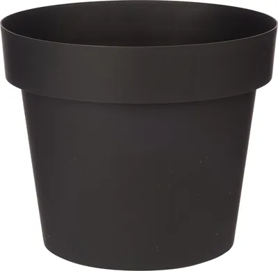 Produktbild von Selbstbewässerndes Blumentopf aus Kunststoff, anthrazit