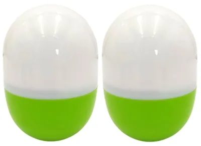 Produktbild von 2x Dreh Dir Licht 2.0 Grün 12,5cm Nachtlicht Campinglampe Taschenlampe Leselampe