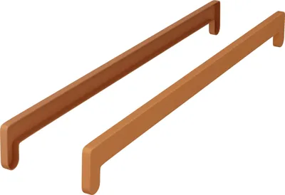 Zdjęcie produktu dla VILO – Zakończenie (zaślepka) nakładki parapetowej – Złoty Dąb – 420 mm – odporne na UV, wytrzymałe PVC