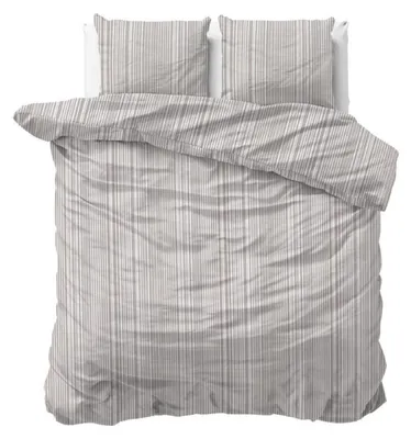 Produktbild von Sleeptime Pinstripe Taupe 240 x 220 cm