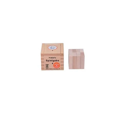 Obrázek produktu pro Dřevěná hračka Gabe 4 Fröbelspiel 8 kostek (50 x 25 x 12,5 mm) DxŠxV 72x72x66mm NOVINKA