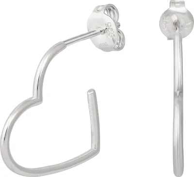 Produktbild von cai Creole 925 Sterling Silber rhodiniert Herz